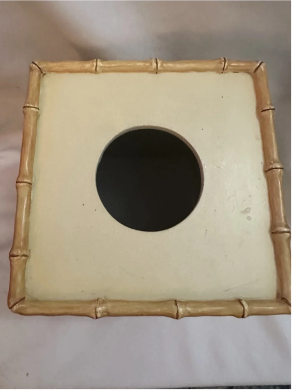 Beautiful Heavy Palm Tree Tissue Box Cover